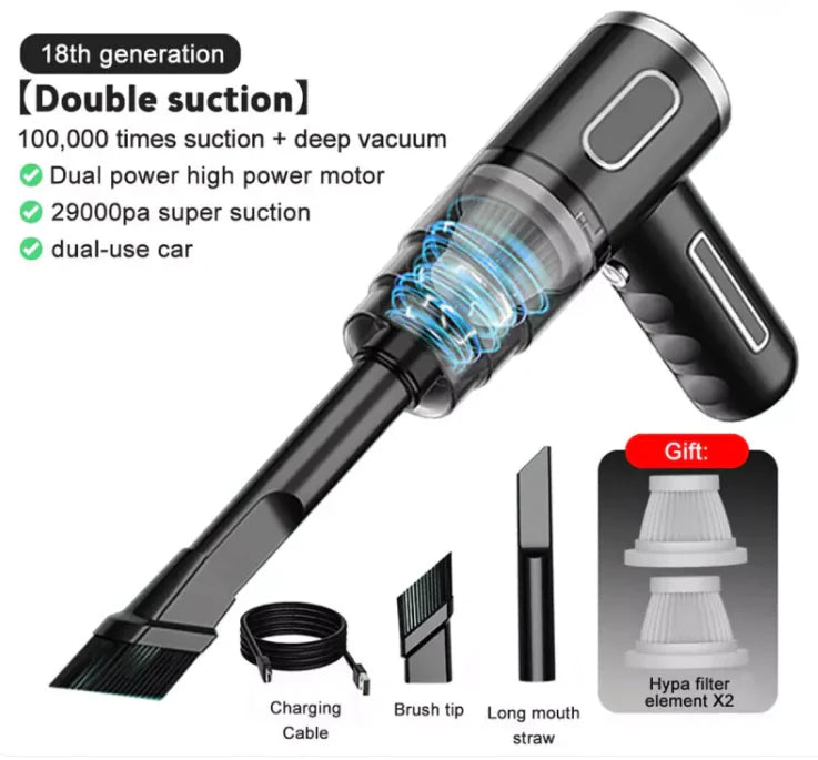 29000PA Cordless Mini Car Vacuum