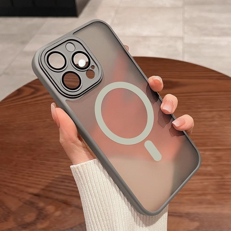 Magnetic Matte Case for iPhone