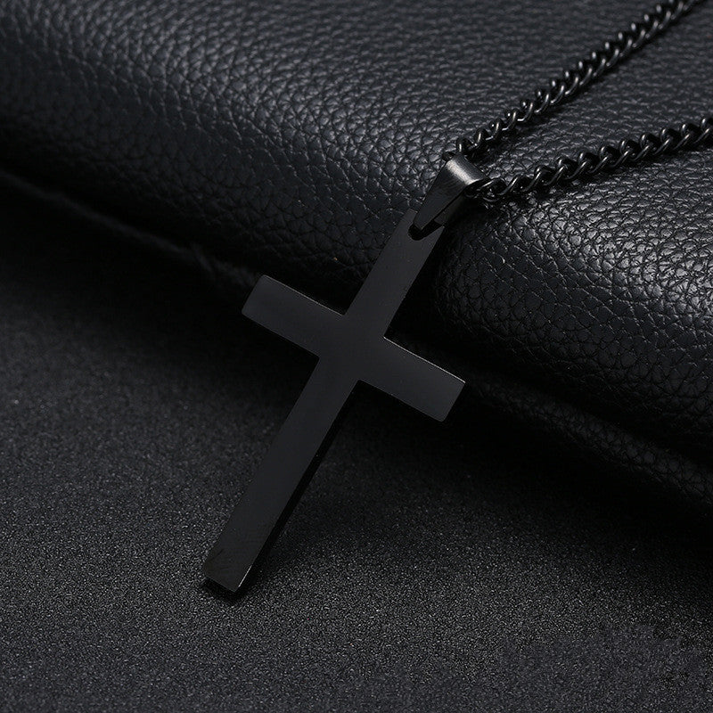 Classic Cross Necklace – Timeless Stainless Steel Pendant
