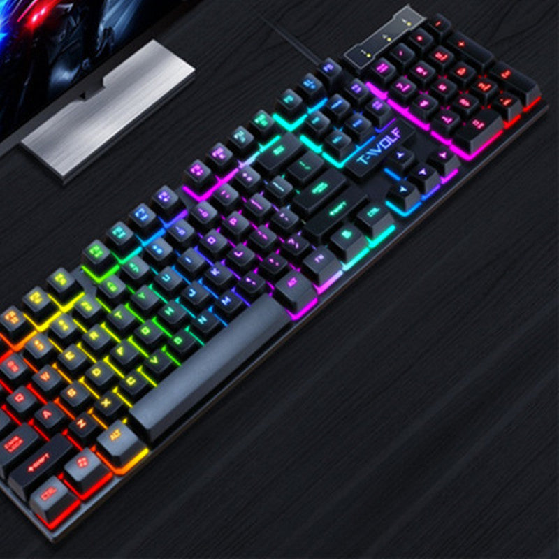 USB Luminous Gaming Keyboard & Mouse Set