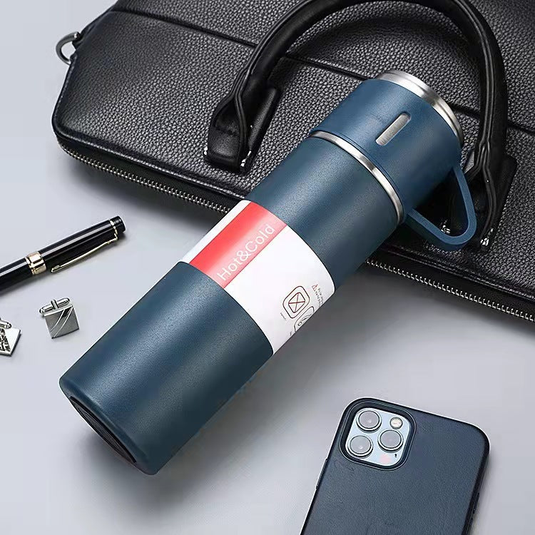 Stainless Steel Vacuum Flask with Cups