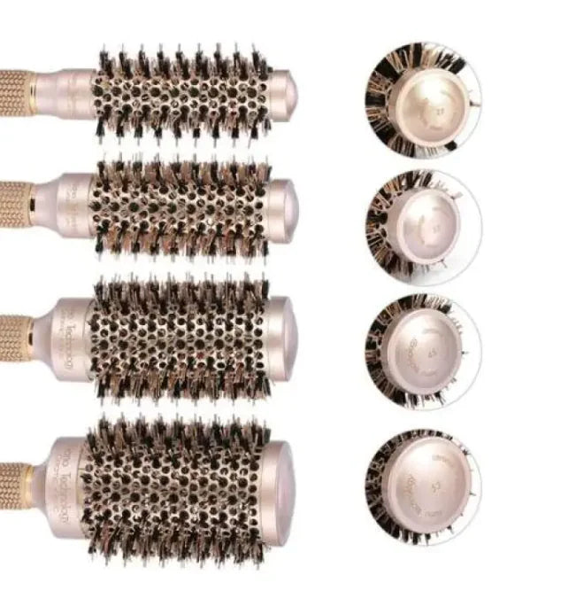 Professional-Grade Hair Brush Set