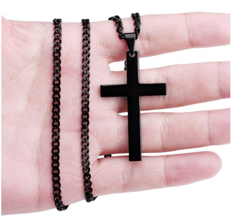 Classic Cross Necklace – Timeless Stainless Steel Pendant