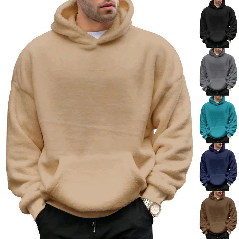 Velvet Hooded Sweater