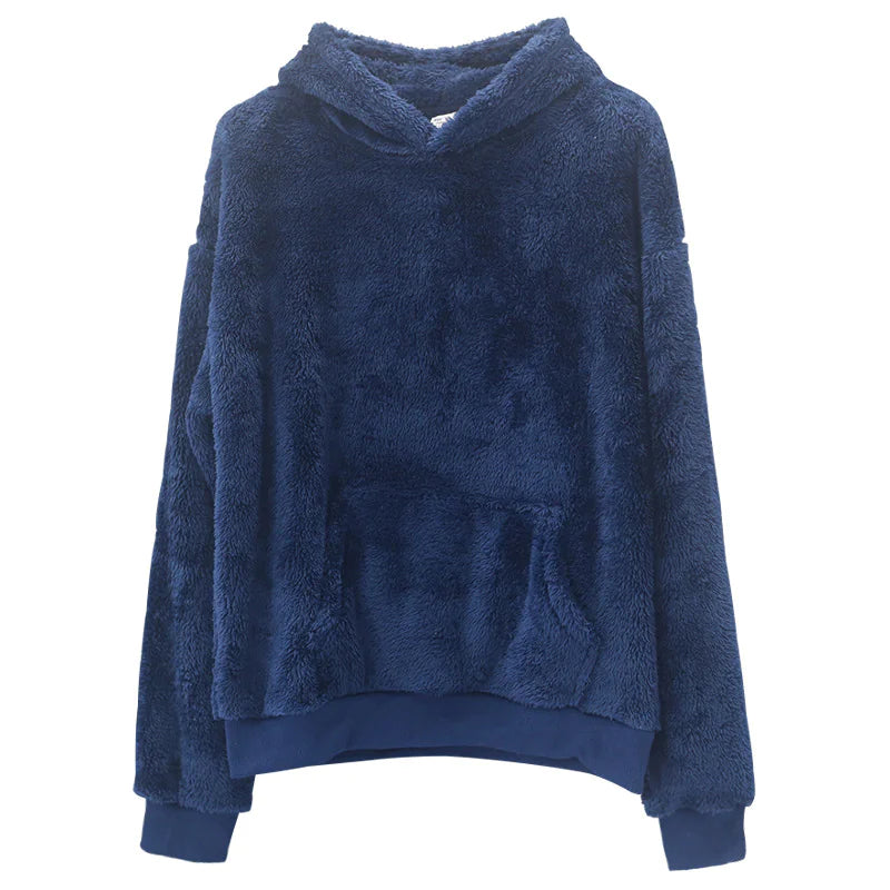 Velvet Hooded Sweater