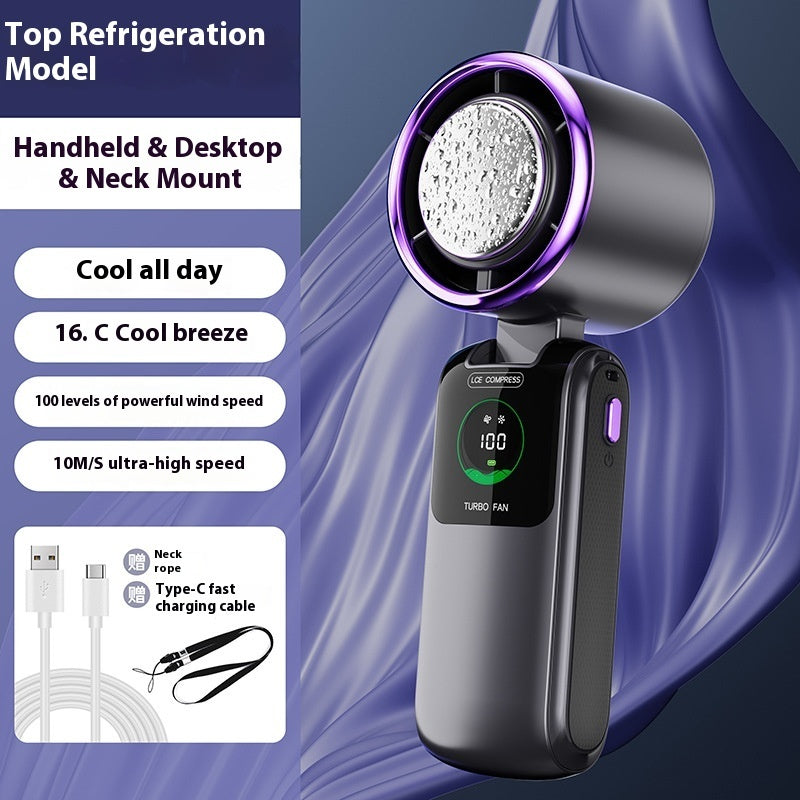 High-Speed Handheld Electric Fan