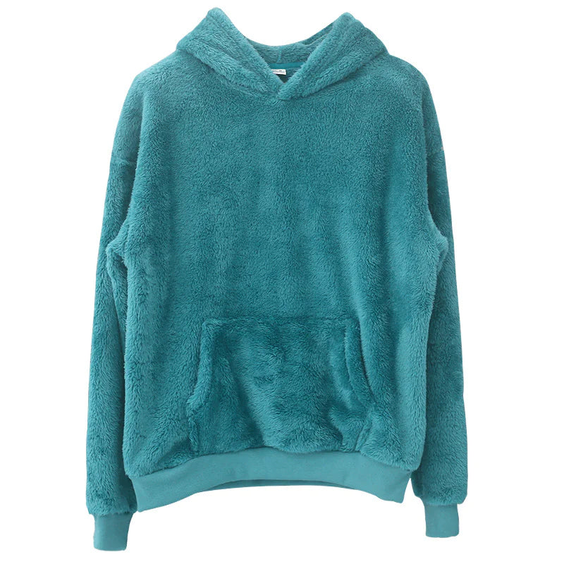 Velvet Hooded Sweater