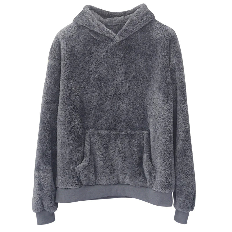 Velvet Hooded Sweater