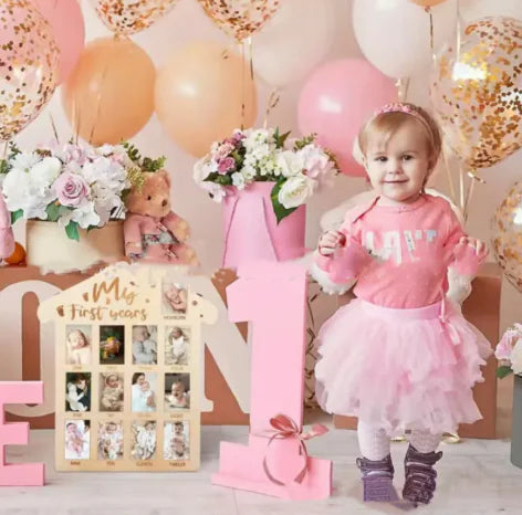 Wooden Newborn Memory Photo Frame