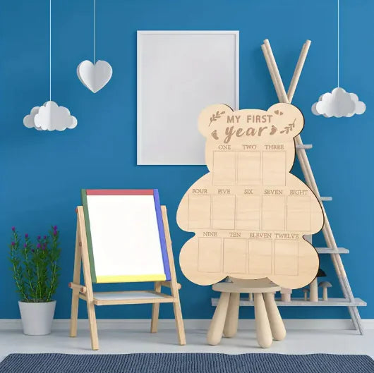 Wooden Newborn Memory Photo Frame