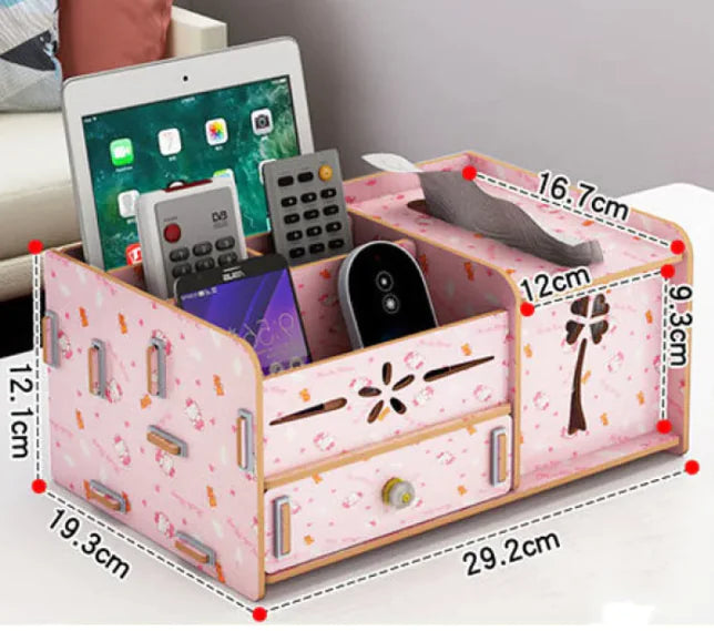 Children's Elegant Wooden Desk Organizer