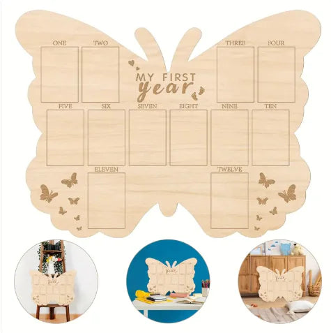 Wooden Newborn Memory Photo Frame