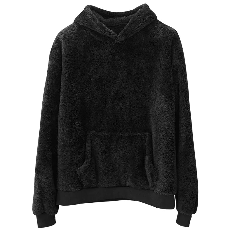 Velvet Hooded Sweater