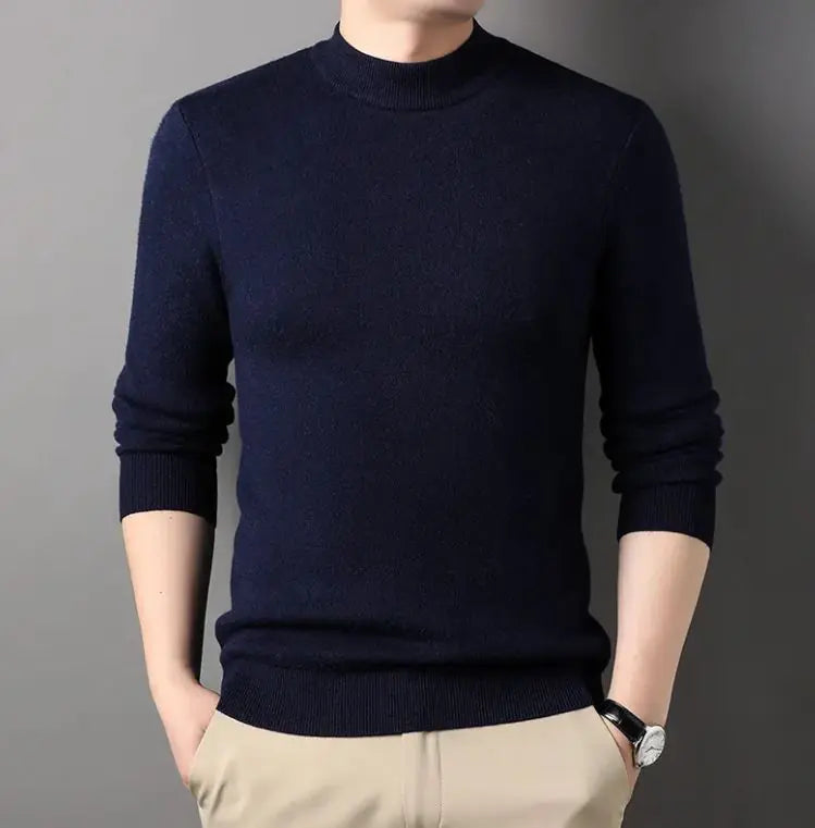 Men's Half-High Collar Sweater
