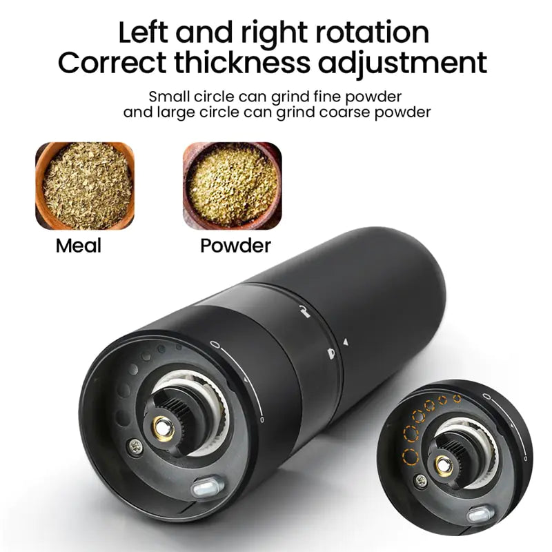 Electric Pepper and Salt Grinder Set
