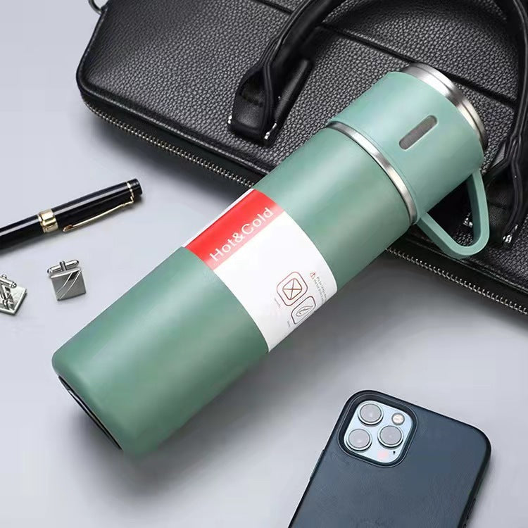 Stainless Steel Vacuum Flask with Cups
