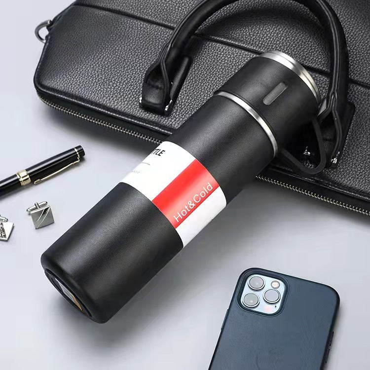 Stainless Steel Vacuum Flask with Cups
