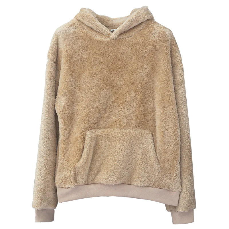 Velvet Hooded Sweater