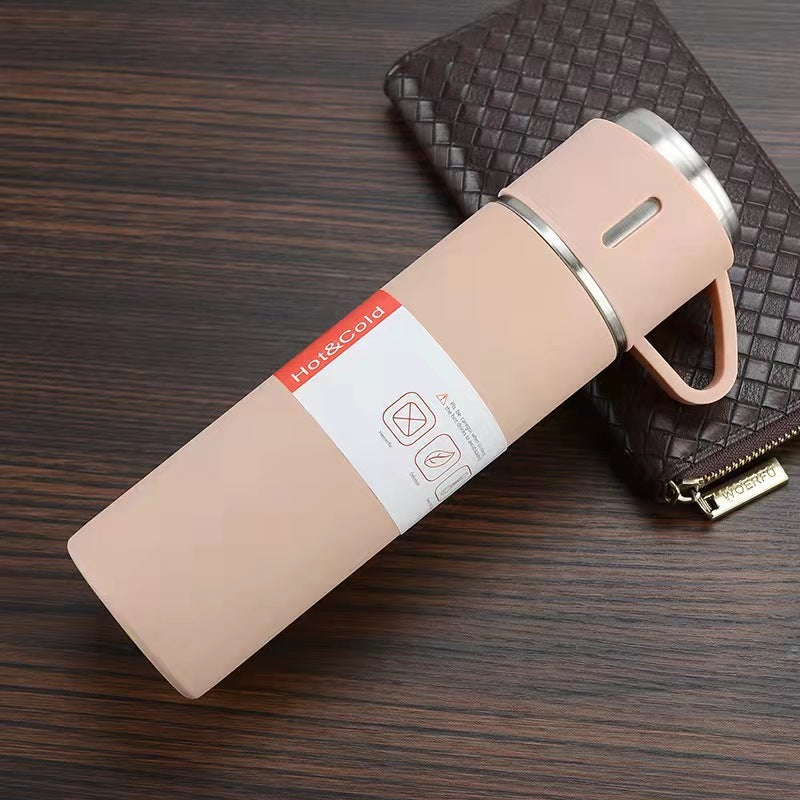Stainless Steel Vacuum Flask with Cups