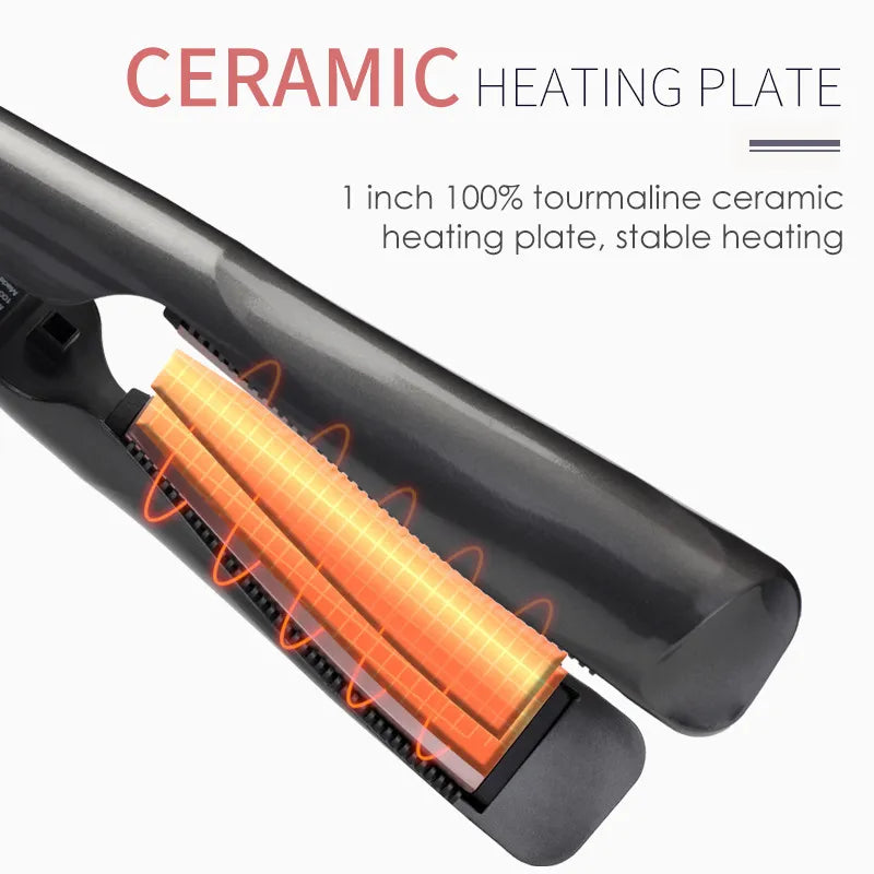 2-in-1 Twisted Curling Comb & Straightener
