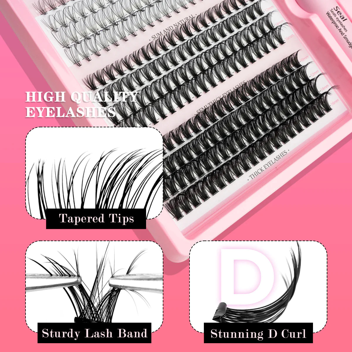 DIY Mixed False Eyelashes Set