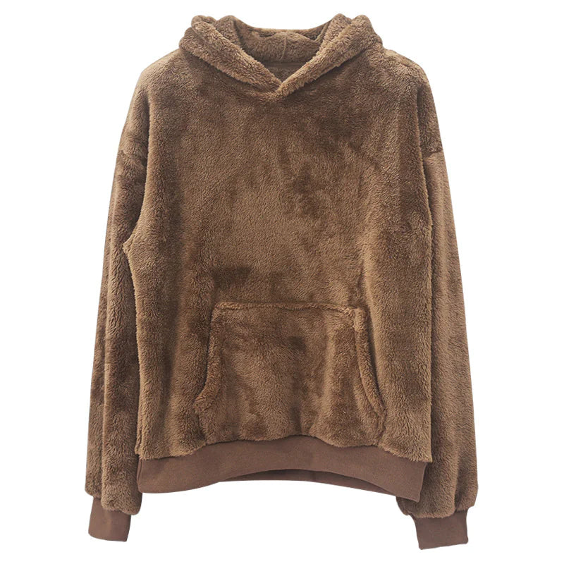 Velvet Hooded Sweater