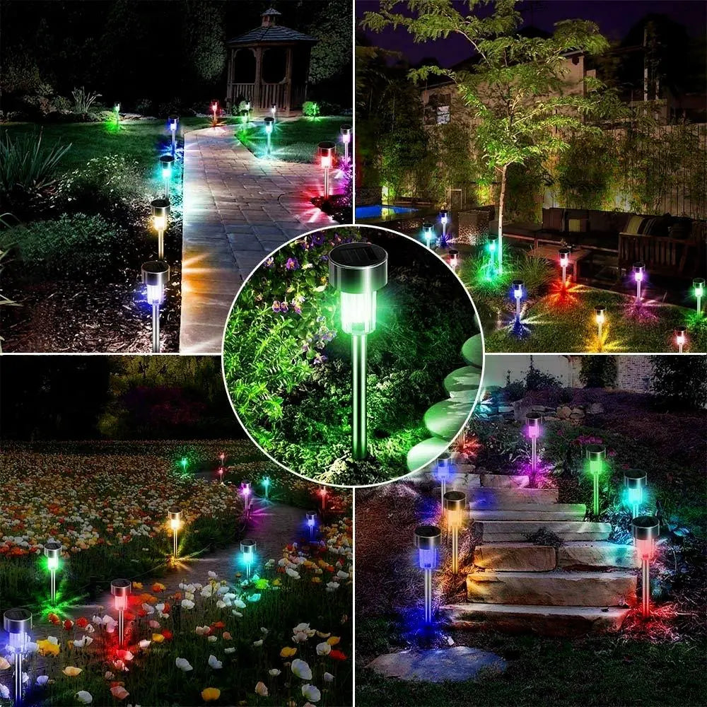 Solar-Powered Outdoor Garden Lights
