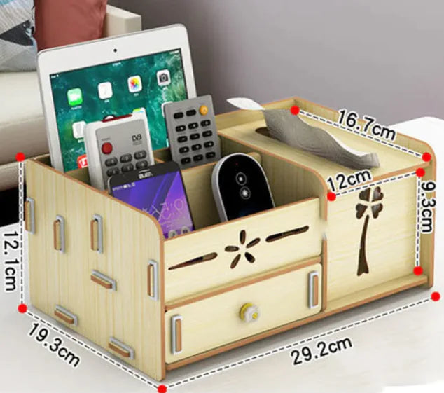 Children's Elegant Wooden Desk Organizer
