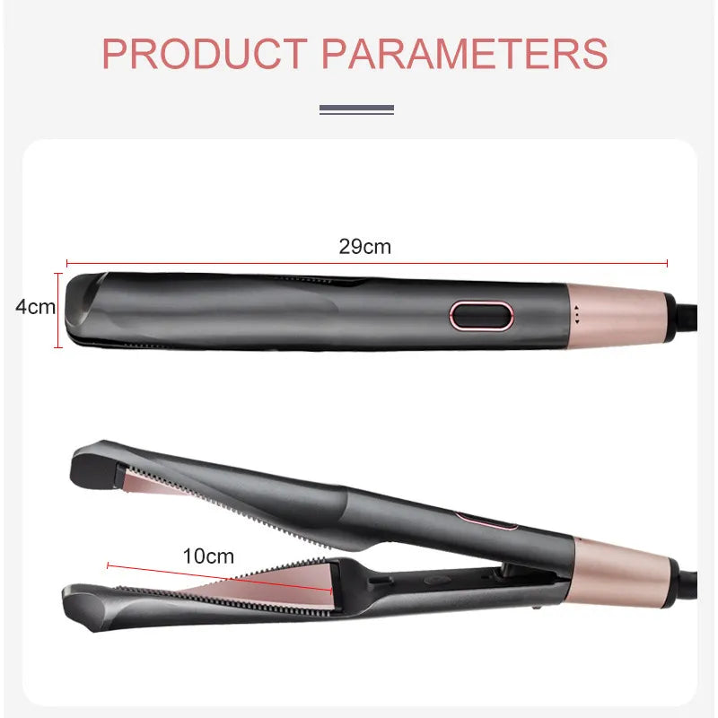 2-in-1 Twisted Curling Comb & Straightener