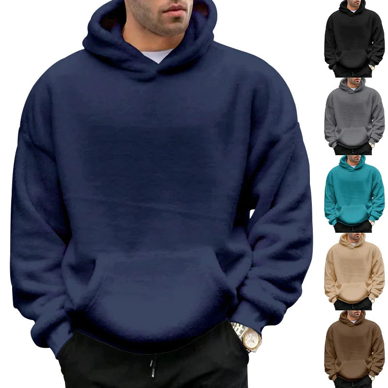 Velvet Hooded Sweater