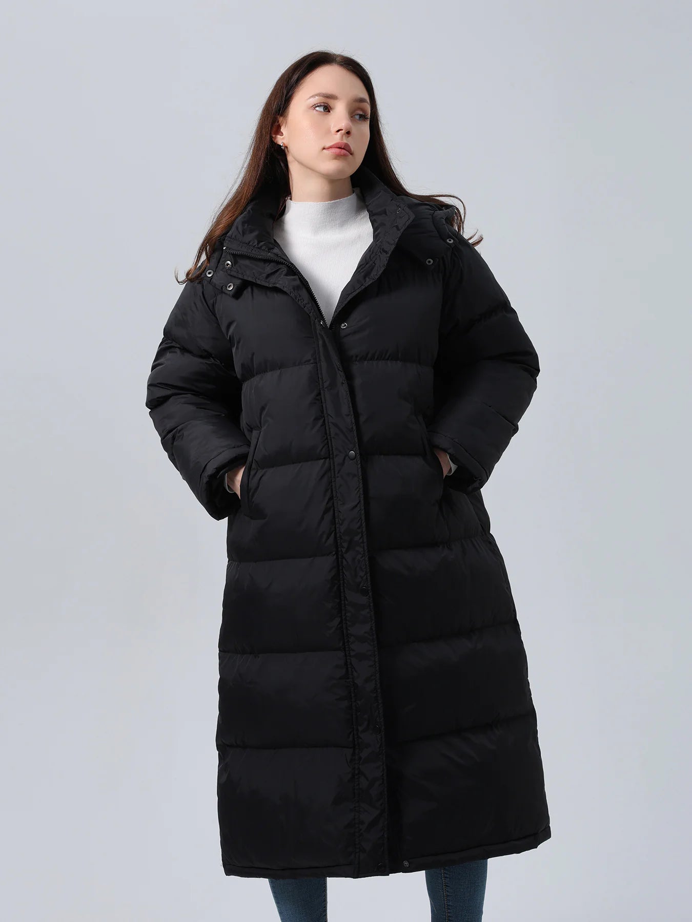 Women's Quilted Hooded Coat