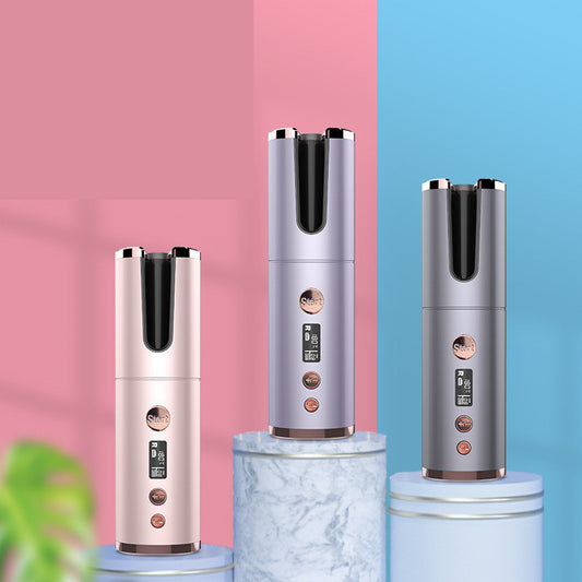 Wireless Rechargeable Automatic Hair Curler