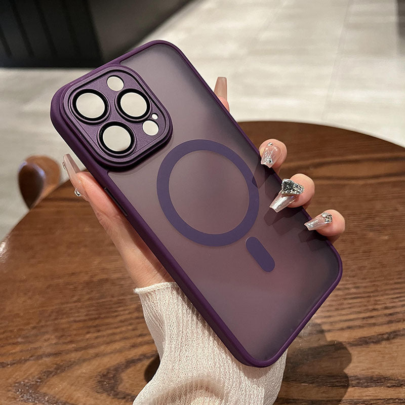 Magnetic Matte Case for iPhone 11/12/13/14/15