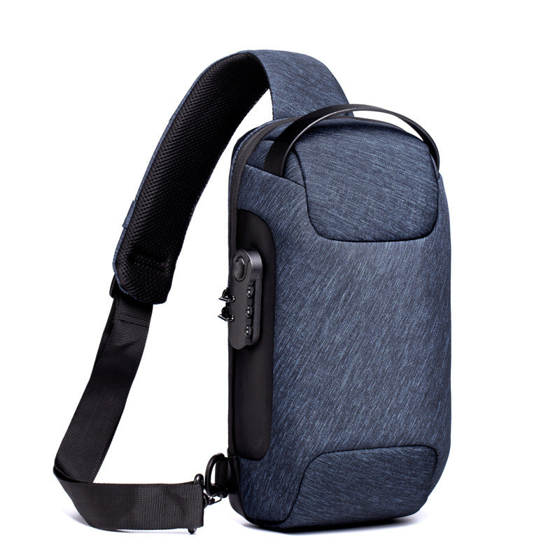 Waterproof USB Anti-theft Sling Bag