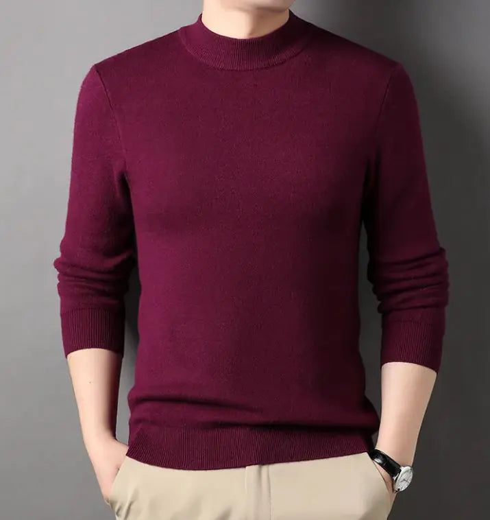 Men's Half-High Collar Sweater