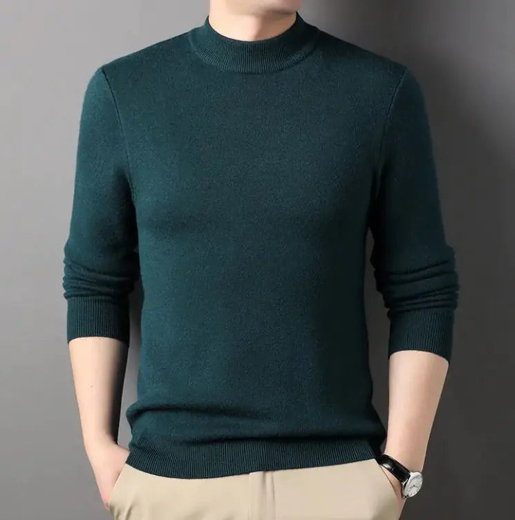 Men's Half-High Collar Sweater