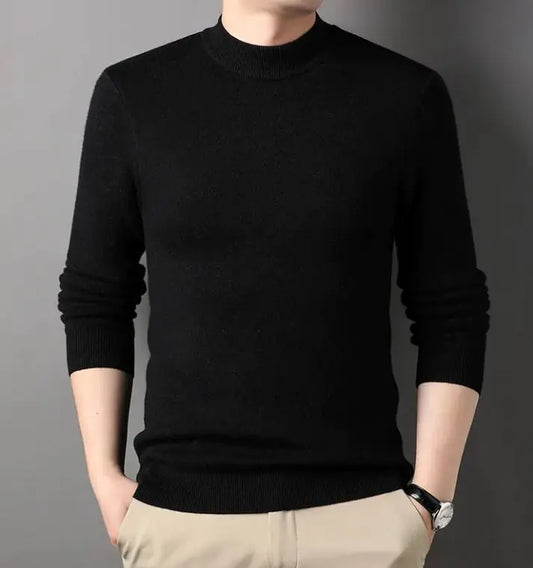 Men's Half-High Collar Sweater