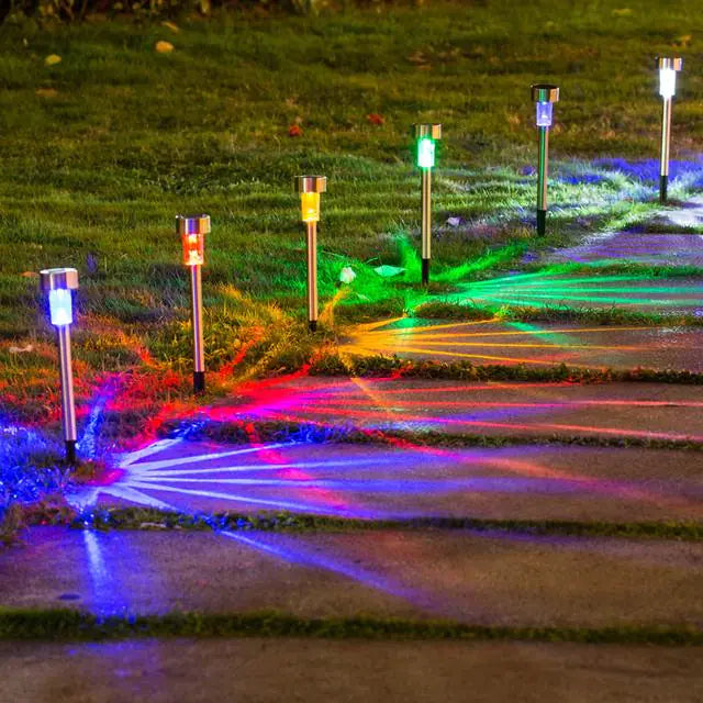 Solar-Powered Outdoor Garden Lights