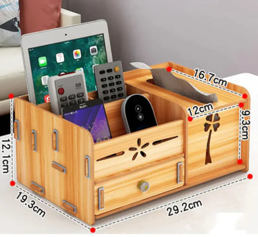 Children's Elegant Wooden Desk Organizer