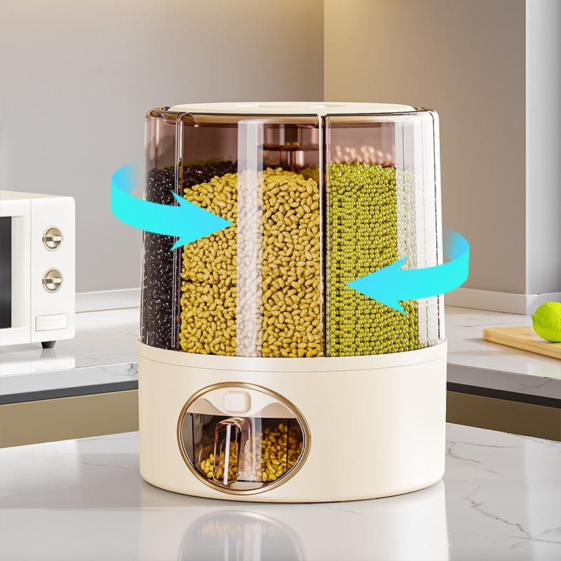 Rotatable Sealed Cereal Storage