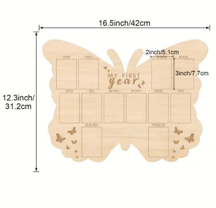 Wooden Newborn Memory Photo Frame